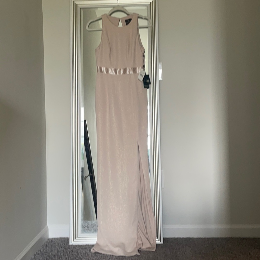 Adrianna Papell Metallic Knit Dress